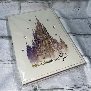 2021 Disney Parks Walt Disney World 50th Anniversary Castle Notebook Journal NEW